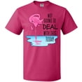 thumbnail image 3 of Inktastic Not Going to Deal with This Today- Sleeping Flamingo T-Shirt, 3 of 5