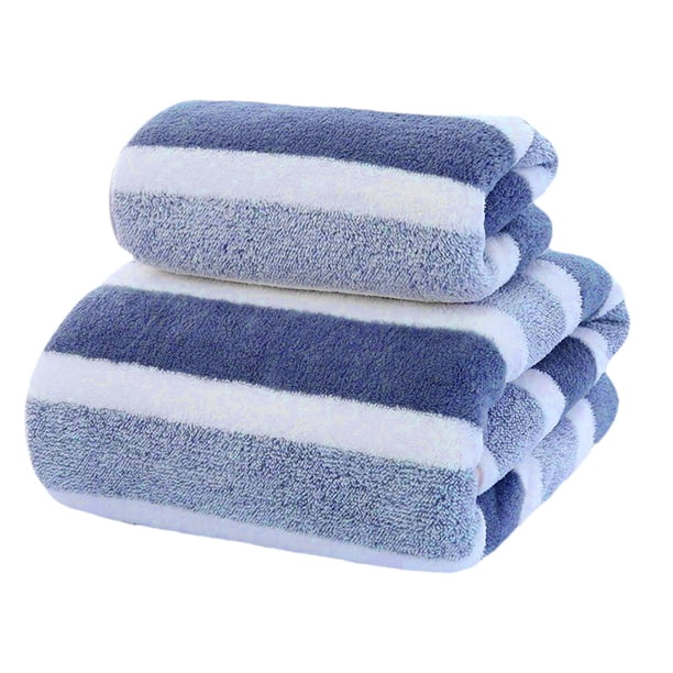 Envoltura de baño Macarena Toalla para hombre Secado rápido Toalla de baño Azul