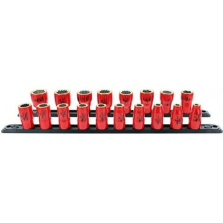 

0.375 in. Drive Metric Insulated Socket Set - 19 Piece