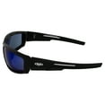 thumbnail image 3 of Global Vision Sly Sport Padded Riding Sunglasses Black with G-Tech Blue Mirror Lens, 3 of 6