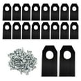 thumbnail image 4 of Lame de Rechange pour Tondeuse Robotique avec Ensemble de Vis, Lame de Dureté Durable pour Tondeuse Robotique, Pièce de Rechange 18 Noir, 4 of 8
