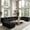 Chenille Black, variant on BEHOST 260" Oversized Modular Sectional Sofas for Living Room, No Required Assembly, Chenille Dark Gray