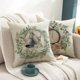 thumbnail image 2 of Funda de cojín de lino con estampado de plantas y pájaros para decoración del hogar, funda de almohada decorativa para sofá y coche, regalo de Navidad, 2023, 2 of 4