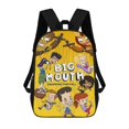 thumbnail image 1 of Big Mouth-theme Backpack, Campus style schoolbag Bookbag with Adjustable Shoulder Straps And Large Zip Compartment, Unisex Travel Bags., 1 of 6