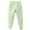 Green, variant on GigrtiJin 1-15 Years Infant Baby Toddler Cotton Leggings Solid Color Quilted Mid Rise Cinch Bottom Thermal Sleep Pants for Kids Teens