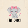 thumbnail image 4 of Inktastic Babys First Birthday Elephant Girls Baby T-Shirt, 4 of 5