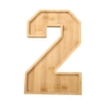thumbnail image 1 of Creative Wooden Number-Shaped New Year Food Tray with DIY Customization, 1 of 1