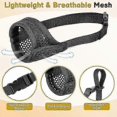 thumbnail image 4 of Mesh Muzzle For Short Snout And Small Medium Dogs Anti-Biting, Focus On Brachycephalic Dogs Like Chihuahua Pomeranian, 4 of 4