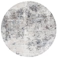 thumbnail image 2 of SAFAVIEH Aston Calanthia Abstract Area Rug, Ivory/Gray, 6'7" x 6'7" Round, 2 of 11