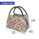thumbnail image 2 of Fotbe colorful Skull sunflower Bolsa Térmica Portátil con Estampado, Bolsa de Entrega de Alimentos Aislada, Bolsa Reutilizable de Gran Capacidad para Comidas y Supermercado, 2 of 6