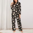 thumbnail image 2 of Naloa Flowe Rooster Pajamas for Women Set, Womens Pajama Sets, Lounge Sets for Women, 2pjs for Women-X-Large, 2 of 7