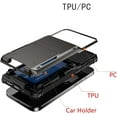 thumbnail image 2 of Case for iPhone 12 Pro,Flip Cover Hidden Card Slot Wallet Case,Card Holder Dual-Layer Design Heavy Duty Protection TPU+PC Shockproof Phone Case for iPhone 12 Pro,6.1 inch（White）, 2 of 10