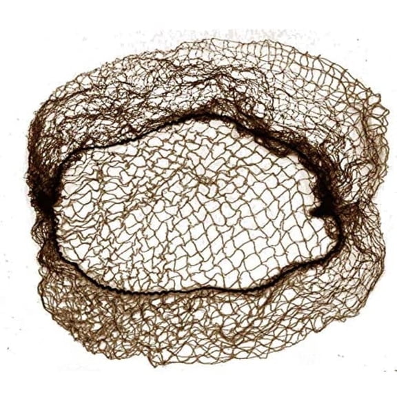 Kleen Chef Valentina Food Safe Invisible Hair Nets, 28", Dark Brown (Pack of 144)