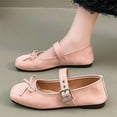 thumbnail image 6 of CHICVOMEY Women‘s Mary Jane Shoes Square Toe Ballet Flat Mary Jane Flats with Buckle Strap Casual&Dressy Flats, 6 of 8