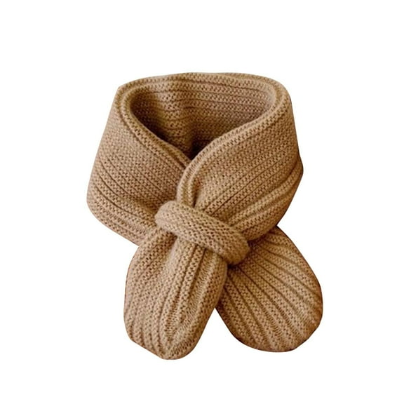 Solid Color Knitted Winter Versatile Cute Small Scarf Scarf Scarf