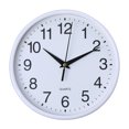 thumbnail image 2 of Oiur Round Wall Clock Simple Style High-precision Battery Operated Easy-to-Read Non-Ticking Quartz Clock Wall Decor,White, 2 of 8