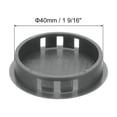 thumbnail image 2 of Uxcell 64PCS 45mm Tapones de Plástico Gris Oscuro, Tapas de Agujeros de Panel Tipo Flush, 2 of 6