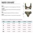 thumbnail image 2 of Kdxio Pumpkins And Sunflowers2 Print Women's 2 Piece High Waisted Wrap Spaghetti Strap Summer Swimsuit Bikini Set-XX-Large, 2 of 5