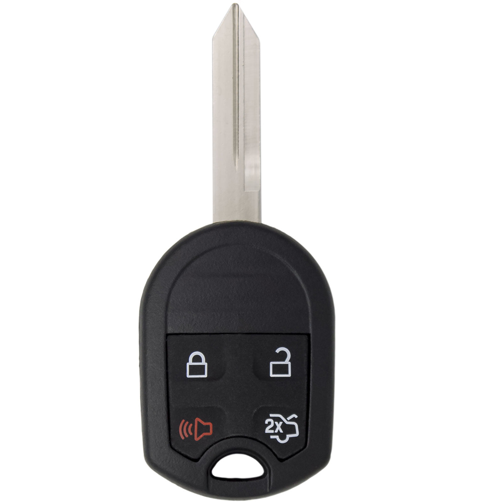 Keyless2Go New Uncut Keyless Remote Combo Flip Key Fob for Vehicles That Use FCC KBRASTU15