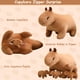 thumbnail image 4 of Peluche SQEQE Capibara Mommy con 4 bebés, 4 of 6