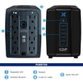 thumbnail image 4 of No Break CDP R-UPR508 500VA/250W Respaldo 10-20min AVR Supresor de Picos 8 Salidas 6 USB, 4 of 4