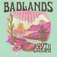 thumbnail image 2 of Girl's Lost Gods Badlands South Dakota Graphic Tee Mint Medium, 2 of 4
