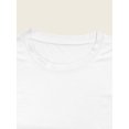 thumbnail image 3 of New Letter Print Men's Round Crew Neck Short Sleeve Tee, Fashion Street Style Breathable T-Shirt, Casual Comfy Top For Spring Summer Holiday Leisure Vacation Men's Clothing As Gift, Casual Sporty Tee, 3 of 6