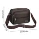 thumbnail image 3 of Mochila bandolera impermeable de 4 capas | Bolsa organizadora multibolsillos para hombre y mujer | Correa acolchada ajustable | Riñonera para trabajo, viajes, senderismo y actividades al aire libre, 3 of 6