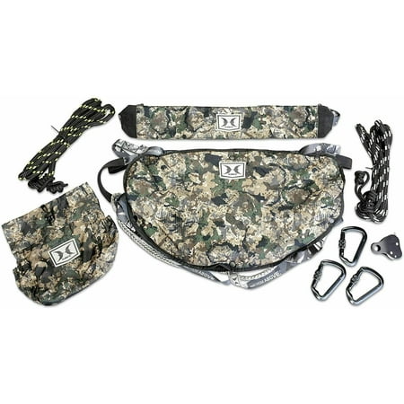 Hawk Helium Hammock Saddle Kit Lightweight and Chaos Camo Pattern Green (13.35 x 12.55 x 5.05) inches