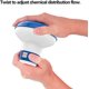 thumbnail image 4 of Dispensador de cloro flotante azul de 5" con caja flotante ajustable, pastillero de gran capacidad para pastillas de piscina interior o exterior., 4 of 5