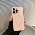 thumbnail image 3 of Magnetic Wireless Charging Matte Frameless Case For iPhone 15 14 13 12 Pro Max Plus For Magsafe Lens Protection Hard PC Cover, 3 of 5