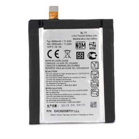 Spare Battery Replacement for LG Optimus G2 BL T7 D800 D801 D802 D803 VS980 LS980 Models (Best Camera For Lg G2)