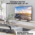 thumbnail image 2 of 5Rcom Soporte para TV, Soporte Universal para TV de Mesa para televisores de Pantalla Plana LED LCD de Plasma de 22 a 65 Pulgadas, Patas para TV, soporta hasta 88 Libras, VESA máx. 800 x 500 mm, Base, 2 of 5
