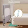 thumbnail image 4 of Bed Rail for Toddlers, Caveen 47" Toddler Bed Rails, Bed Rail Guard for Kids, Twin, Full, Queen Bed, 4 of 8