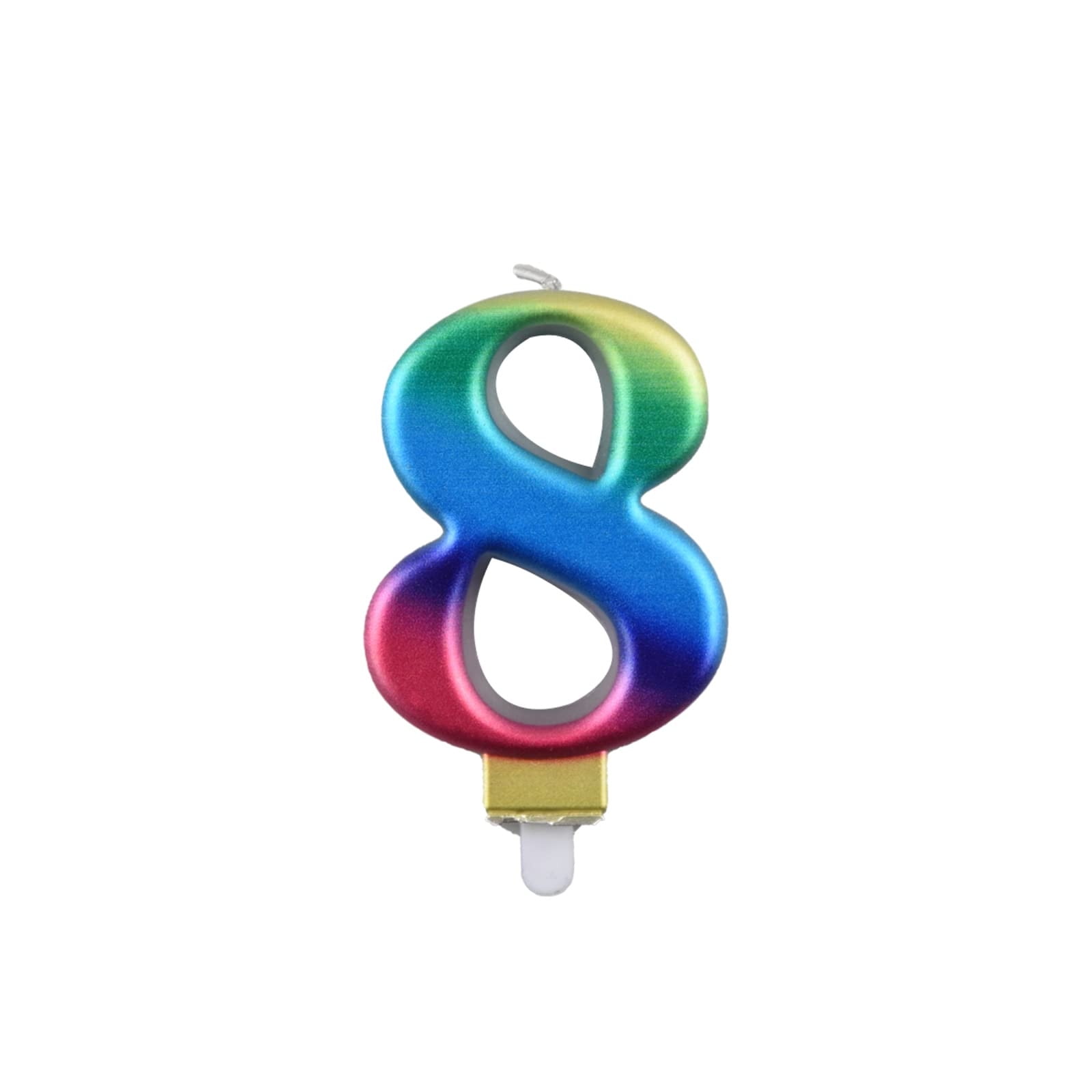 Fridja Birthday Number Candles Colorful Birthday Candles Cake 09