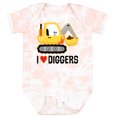 thumbnail image 3 of Inktastic Construction Truck I Love Diggers Boys or Girls Baby Bodysuit, 3 of 5