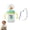 Green, variant on Drinking Cup With Whale Squirt,Portable 10oz/300ml Weighted Straw Water Bottle with Adjustable Strap, Leak-Proof Kids Drinking Cup, Interactive Fun Spray Cups