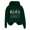 Dark Green, variant on Womens Shirts Fall Winter Blouson Off the Shoulder (Yellow,XL)