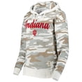 thumbnail image 2 of Women's Pressbox Camo Indiana Hoosiers San Pablo Pullover Hoodie, 2 of 4
