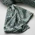 thumbnail image 2 of Blancho Sky Blue Graceful Fashion Natural Leopard Pattern Silk Scarf/Wrap/Shawl(Small), 2 of 3
