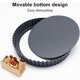 thumbnail image 2 of Cateissary Antiadherente Quiche Flan Pan Moldes Pie Pizza Pastel Molde Extraíble Fondo Suelto Estriado Heavy Duty Pie Pan Utensilios Para Hornear Type9 NO9, 2 of 6