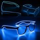 thumbnail image 5 of Gafas Led Llamativas Gafas Rave Gafas Con Luz Led Alimentadas Por Bater铆a Gafas Unisex Led Que Brillan Intensamente Para Festival Party Rave Costume,Blue, 5 of 7