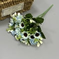 thumbnail image 2 of JHyouerji Artificial Flowers 15 Heads Faux Bouquet Florals Arrangements Decor for Farmhouse Home Wedding Table Centerpiece, Fake Plastic Flower for Vase Decoration, 2 of 7