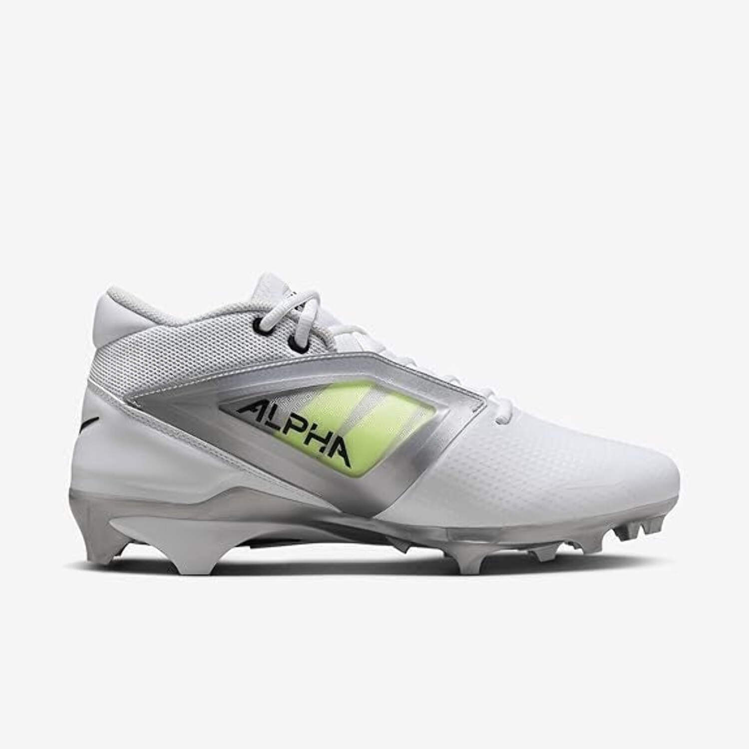 Nike Men's Alpha Menace 4 Pro Football Cleats White photo 2