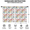 thumbnail image 2 of Blackout Kids Curtains,Baseball Football Pattern Childrens Insulated Curtains Set Of 2,Bedroom Essentials,Toddler Room Decor 42"x54", 2 of 5