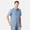 Compass Blue Plaid, variant on Men's Excursion Short Sleeve Poplin Shirt Jade Plaid XXL