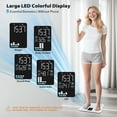 thumbnail image 6 of ABLEGRID Smart Accurate Digital Bathroom Scale with Bluetooth App, White, 400lb Capacity, 6 of 10