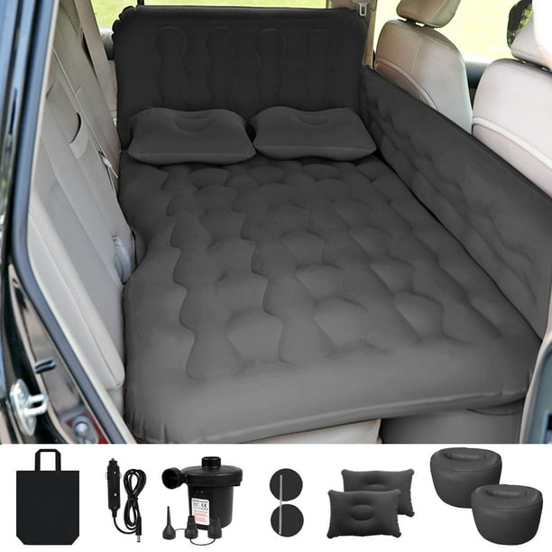 Colchón inflable para coche ISWEES, cama de coche, SUV, con bomba eléctrica