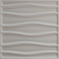 thumbnail image 5 of Ekena Millwork 19 5/8"W x 19 5/8"H Arlington EnduraWall Decorative 3D Wall Panel, Universal Metallic Carbon Mist (12-Pack for 32.04 Sq. Ft.), 5 of 6