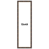 13x49 Frame Gold Real Wood Picture Frame Width 1.5 inches | Interior Frame Depth 0.5 inches |